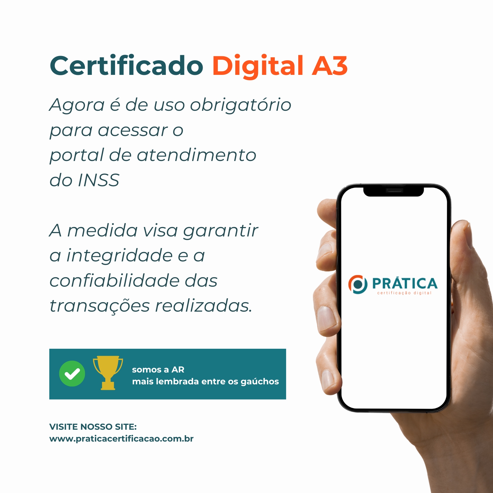 INSS: Acesso Exige Certificado Digital A3